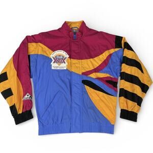 Rare vintage 1995 Apex Proline Super Bowl XXlX NFL jacket Small 49ers Vs Charger